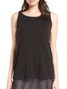 🌻EILEEN FISHER🌻SLEEVELESS SILK LONG TUNIC🌻